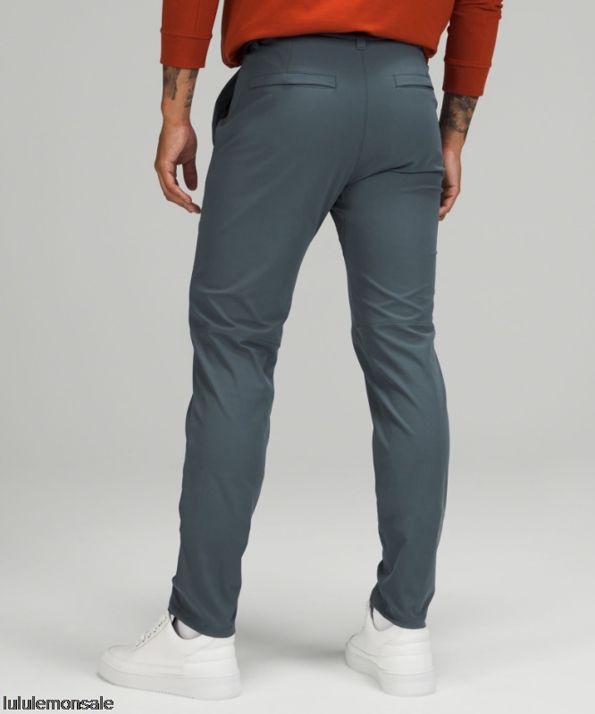 Lululemon Deutschland DELULU1032 | Commission Slim-Fit Pant 34 Warpstreme Iron Blue